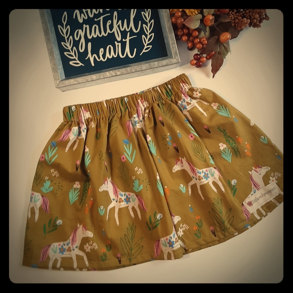 New A-line Unicorn skirt - Picture 1 of 2